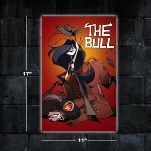 Hazbin Hotel The Bull poster - 11x17 series wall art print merch Helluva Boss